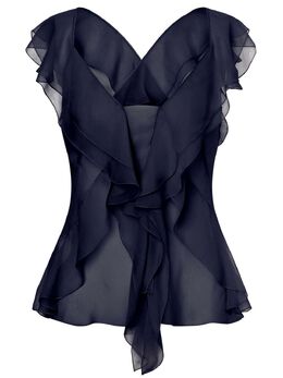 Alberta Ferretti: Прозрачная блуза 