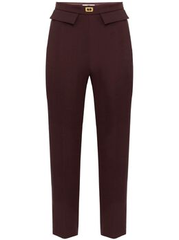 Elisabetta Franchi: Коричневые брюки 