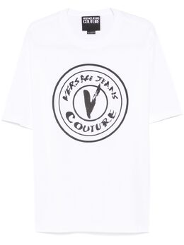 Versace Jeans Couture: Белая футболка 