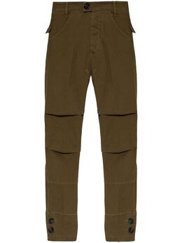 DSQUARED2: Зелёные брюки 