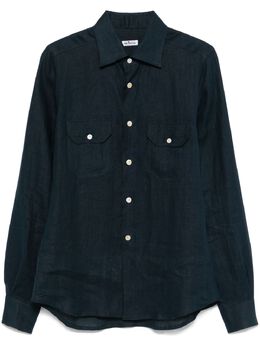 Kiton: Льняная рубашка 