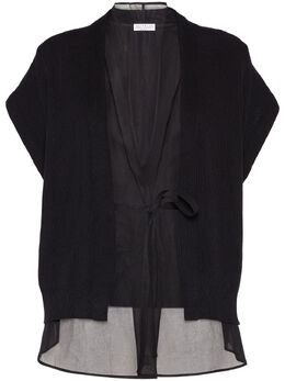 Brunello Cucinelli: Чёрный кардиган  Monili