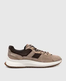 Bally: Бежевые кроссовки 