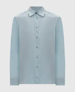 Max Mara Weekend: Голубая блуза 