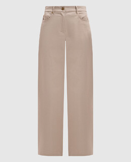 Max Mara: Бежевые брюки 