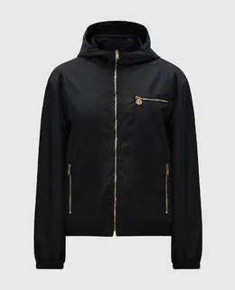 Versace: Чёрная куртка 