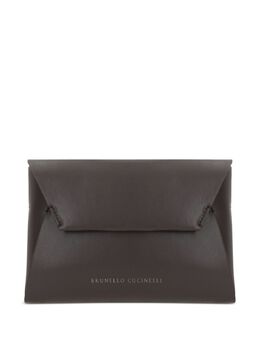 Brunello Cucinelli: Коричневый клатч 