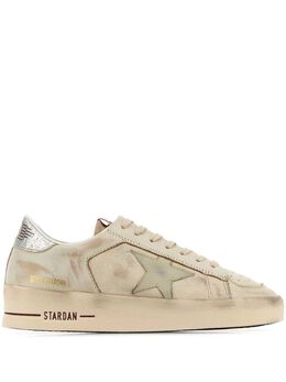 Golden Goose: Бежевые кроссовки  Stardan