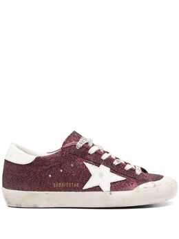 Golden Goose: Красные кроссовки  Super Star