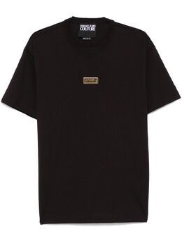 Versace Jeans Couture: Чёрная футболка 