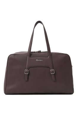 Santoni: Коричневая дорожная сумка 