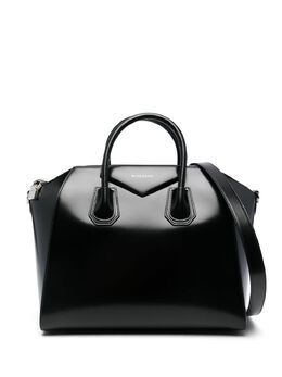 Givenchy: Чёрная сумка-шоппер  Antigona