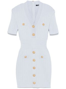 Balmain: Платье на пуговицах 