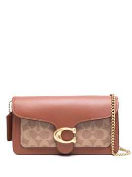 Coach: Коричневый клатч  Tabby