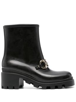 Gucci Pre-Owned: Чёрные ботинки 