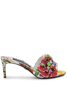 Dolce & Gabbana: Красные сандалии 