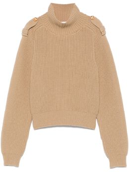 Chloé: Бежевый свитер 