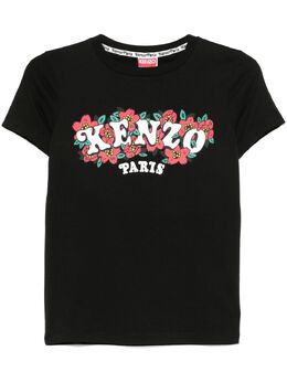 Kenzo: Чёрная футболка 