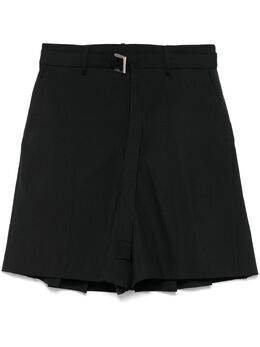 sacai: Чёрные шорты 