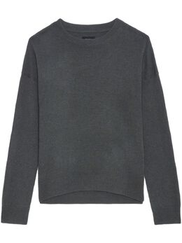 Zadig&Voltaire: Тёмный свитер  Cici Patch