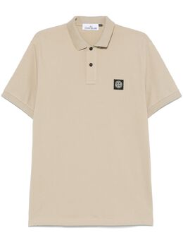 Stone Island: Светлое поло  Compass