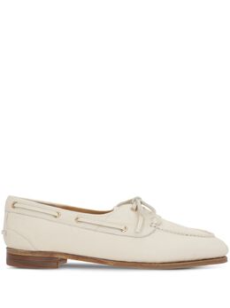 Bally: Белые лоферы 