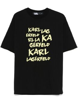 Karl Lagerfeld: Чёрная футболка 