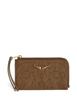 Zadig&Voltaire: Коричневый кошелёк  Monogram