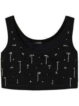 TWINSET: Топ со стразами 