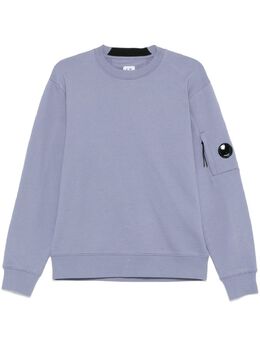 C.P. Company: Фиолетовый свитшот  Lens