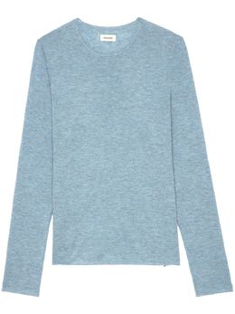 Zadig&Voltaire: Голубой свитер  Teiss