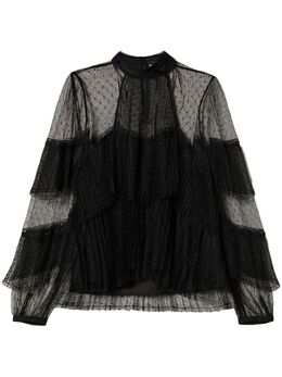 TWINSET: Блуза из фатина 