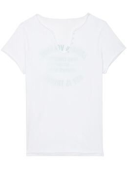 Zadig&Voltaire: Футболка с принтом 