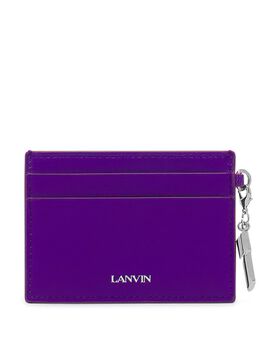 Lanvin: Фиолетовый картхолдер 