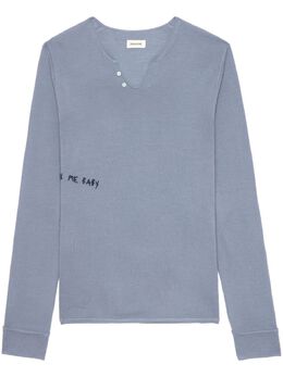 Zadig&Voltaire: Голубой свитер 