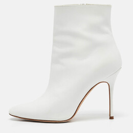 Manolo Blahnik: Белые ботинки 