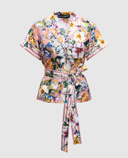 Dolce&Gabbana: Розовая блуза 