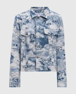 Off-White: Блакитні куртки 