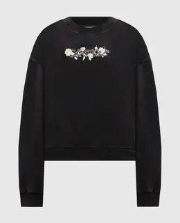 Off-White: Чёрный свитшот  Bookish