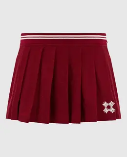 AMIRI: Бордовая юбка 
