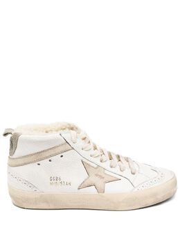 Golden Goose: Блестящие кроссовки  Mid Star