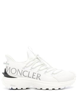 Moncler: Белые кроссовки 