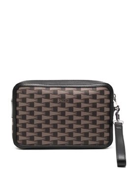 Bally: Коричневый клатч 