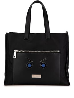 Fendi Pre-Owned: Чёрная сумка-шоппер 
