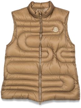 Moncler: Коричневый жилет 