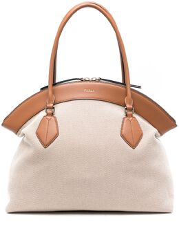 Furla: Светлая сумка-шоппер 