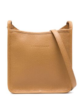 Longchamp: Коричневая сумка через плечо  Le Foulonné