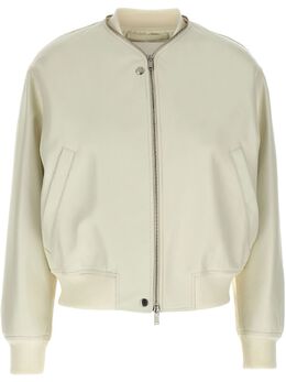 Jil Sander: Кожаная куртка 