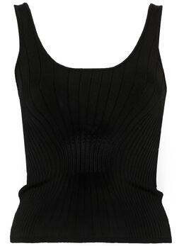 Mugler: Трикотажная майка 