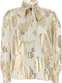 Chloé: Белая блуза 